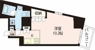 エスティメゾン板橋C6【11階】の間取り