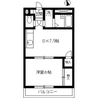 シティパル泉【2階】の間取り