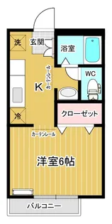 マリノス松代B【2階】の間取り