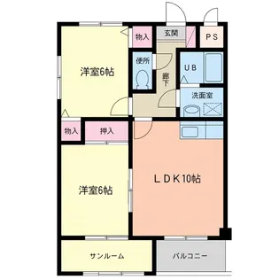 クリーンビル【2階】の間取り