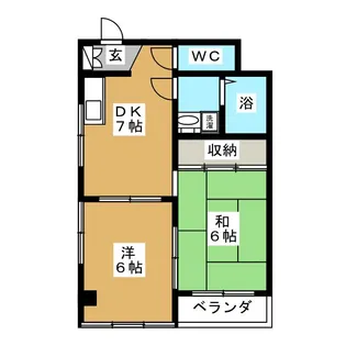 レジデンス中村【3階】の間取り