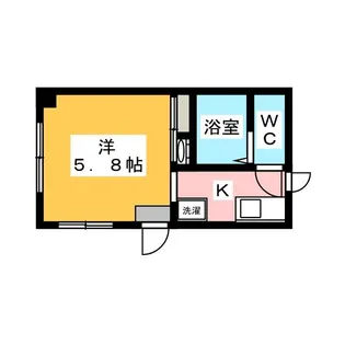 OPEN GATE武蔵関【2階】の間取り