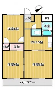 ガーデンヒルズ【1階】の間取り