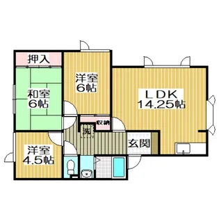 ケント港北【1階】の間取り