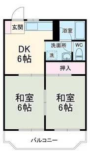 CastleスリーエースII【4階】の間取り