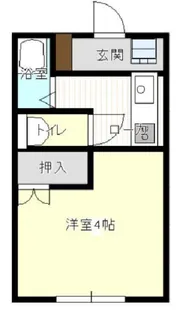 YSCアパート【1階】の間取り