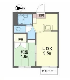 グレース C棟【2階】の間取り