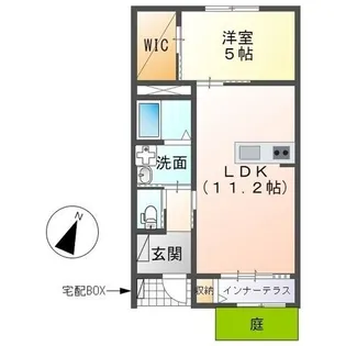 ルミエールV【1階】の間取り