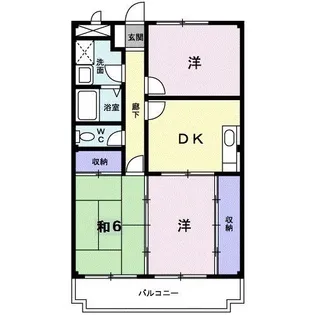 ニューマリッチ笹沖【3階】の間取り