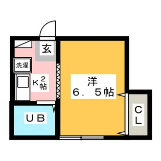 ハイツ秋【2階】の間取り