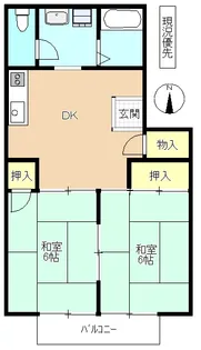 プレジールI【1階】の間取り