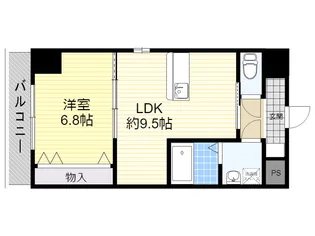 ペパーミント【3階】の間取り