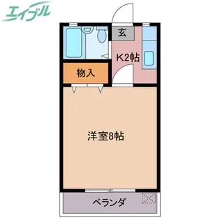 クレセールユタ【1階】の間取り