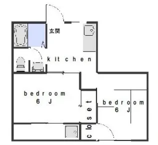 メゾン船堀【3階】の間取り
