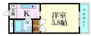 グリーンハイツ南駅前【7階】の間取り