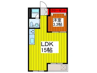浦和コーポラス【7階】の間取り