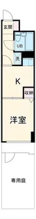 ライオンズマンション元住吉第5【1階】の間取り