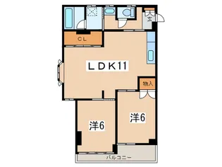 ヴィヴィットヒル【1階】の間取り