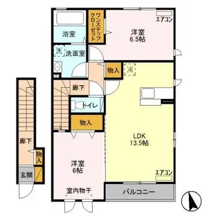 ヴェヌスト C【2階】の間取り