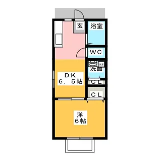 ハイムコスモス【2階】の間取り