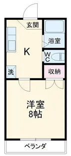 島野ハイツ【2階】の間取り