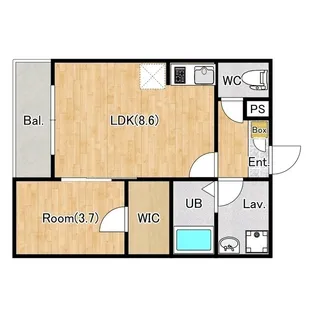 ジーメゾン伊勢原高森アーク【2階】の間取り