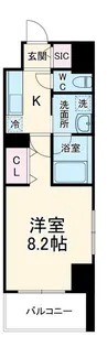 Central S 砂山町【7階】の間取り
