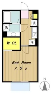 1Kの間取り画像