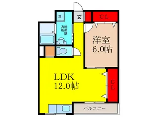 ハイツ舟木【3階】の間取り