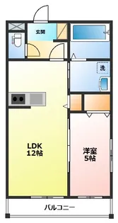 神奈川県小田原市堀之内【アパート】の間取り