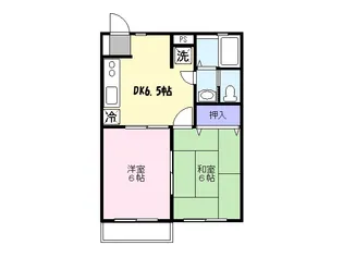 グリーンファースト【1階】の間取り