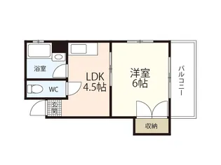 房尾本店楠木ビル【3階】の間取り