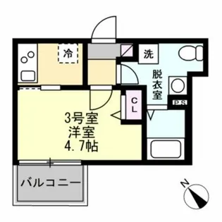 アビリオ鶴見本町通り【1階】の間取り