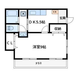 矢口ハイツ【1階】の間取り