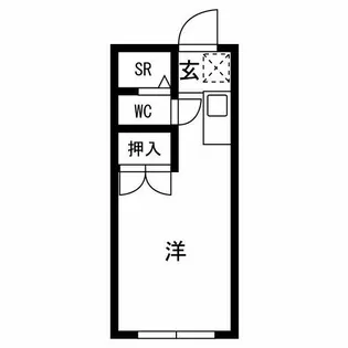 ファミーユ鶴見【1階】の間取り