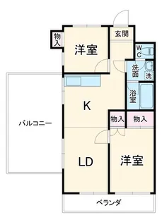 篠崎マンション【4階】の間取り