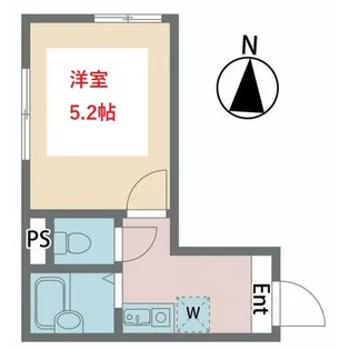 東京都大田区本羽田1【アパート】の間取り