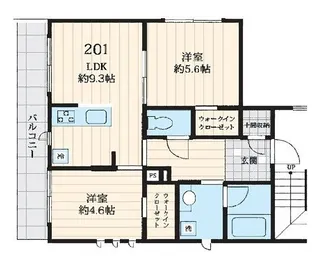東京都大田区田園調布1【マンション】の間取り