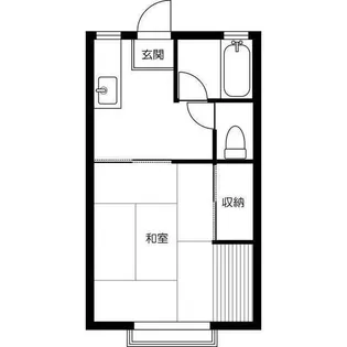 フジハイツ14号館【2階】の間取り