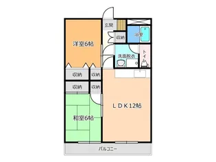 サンワマンション【3階】の間取り