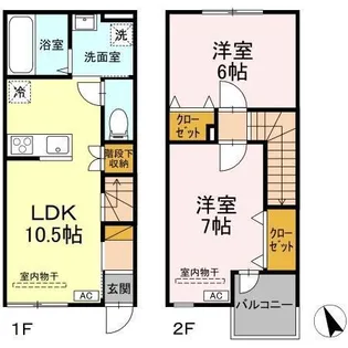 千葉県木更津市高砂3【一戸建】の間取り