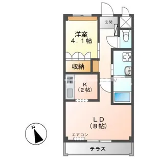 La・Luce(ラ・ルーチェ)【1階】の間取り