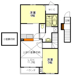 セントラル ビスタ 半田【2階】の間取り