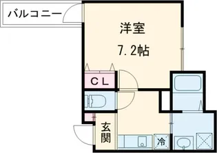 ALEGRIA津久野North【2階】の間取り