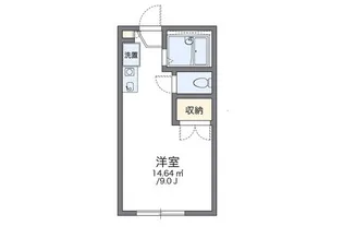レオパレスリヴェール杉原【1階】の間取り