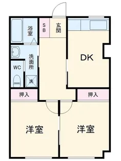 スターハイツI【2階】の間取り