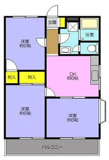 グリーンパレスIII【3階】の間取り