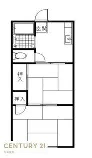 柴咲ハイツ【2階】の間取り