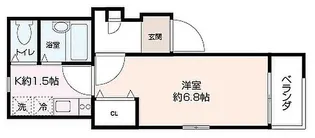フォーチュンハイツ【2階】の間取り