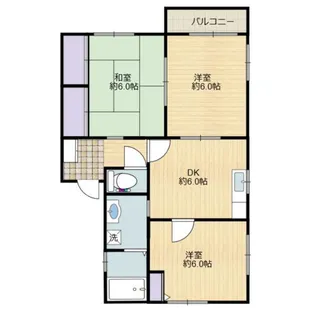 サザンウイング A棟【1階】の間取り